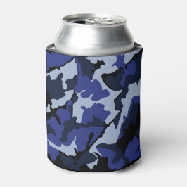 Blue Camo Koelbox Blikjeskoeler