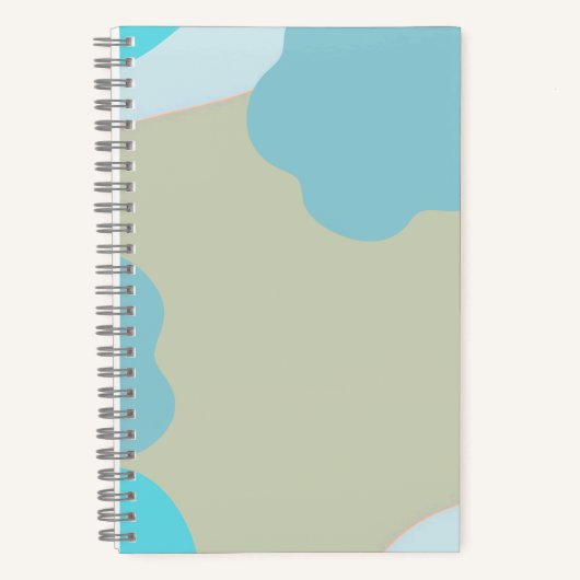 Blue Camo Notebook – Cool Camouflage Journal (Recto)