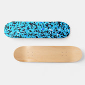 Blue Camo Pattern Skateboard (Horizontaal)