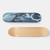 Blue Camo Skateboard (Horizontaal)