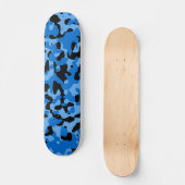 Blue Camo Skateboard (Voorkant)