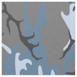 Blue Camo Stof