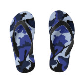 Blue Camo, Teenslippers van Kind (Voetbed)