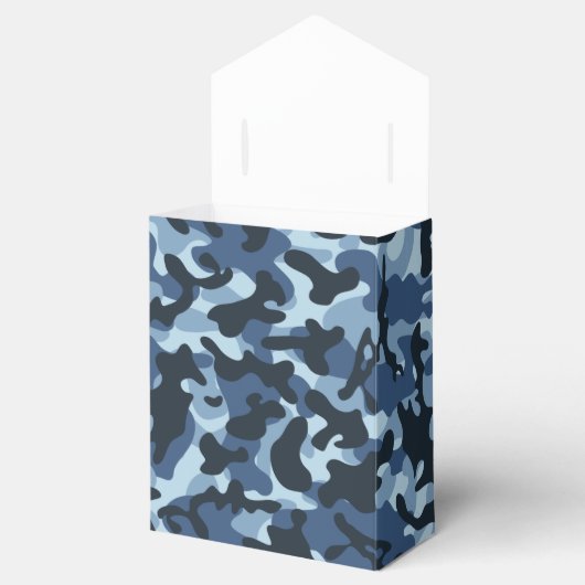 Blue Camouflage Bedankdoosjes (Geopend)