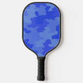 Blue Camouflage Pickleball Paddle (Achterkant)