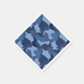 Blue Camouflage Servet (Hoek)