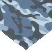 Blue Camouflage Tafelkleed (Gekanteld)