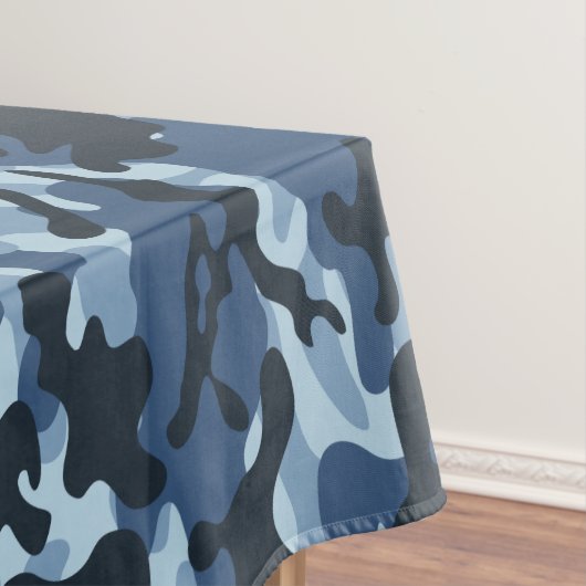 Blue Camouflage Tafelkleed (Voorbeeld)