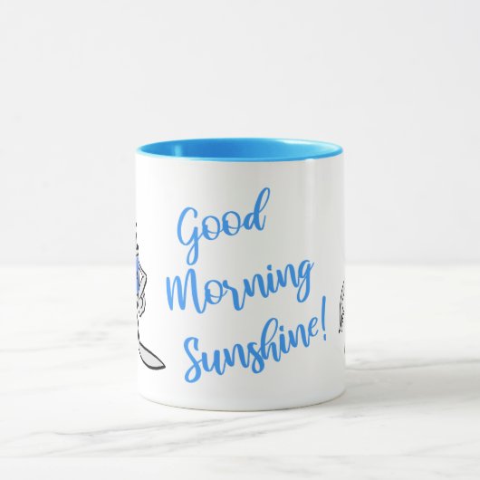 Blue Can Creature Coffee Mug Mok (Midden)