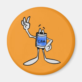 Blue Can Creature Kitchen Fridge Magnet Magneet