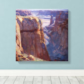 "Blue Canyon" van Edgar Payne Canvas Afdruk (Insitu (Houten vloer))