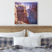 "Blue Canyon" van Edgar Payne Canvas Afdruk (Insitu (Slaapkamer))