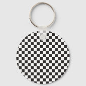 Blue Car Racing Birthday Sleutelhanger (Achterkant)