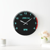 Blue Car Tachometer Klok Auto Mechanische Garage (Huis)