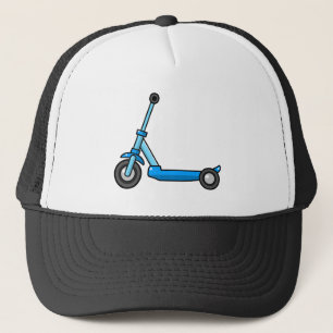 Blue Cartoon Kick/Push Scooter Trucker Pet