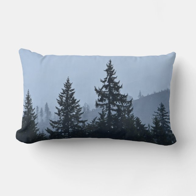 Blue Cascadia Kussen (Voorkant)