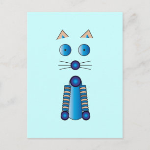 Blue CAT Briefkaart