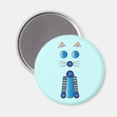 Blue CAT Magneet (Voorkant / Achterkant)