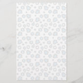 Blue Cat Mongram Boy's Letter C Lined Briefpapier (Achterkant)