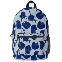Blue Cat Pattern