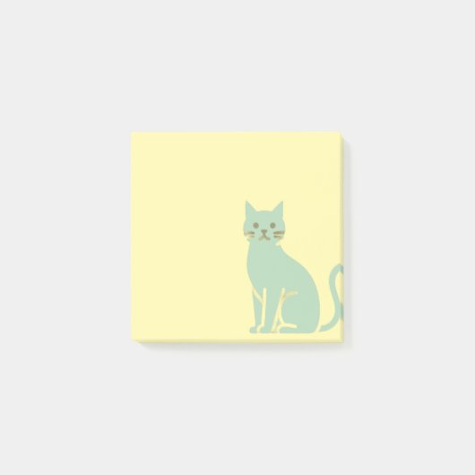 Blue Cat Post-it® Notes (Voorkant)
