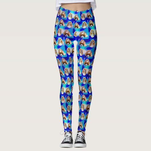 Blue Cavalier Spaniel, Dames Leggings (Devant)