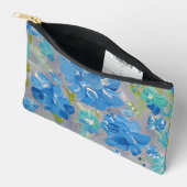 Blue Celebration Floral Accessoires Pouch Etui (Open)