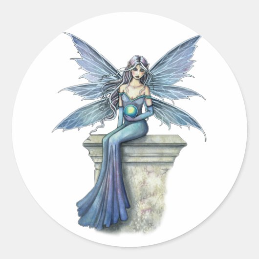 Blue Celeste Fairy Stickers van Molly Harrison (Voorkant)
