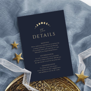 Blue Celestial Wedding Enclosure Kaart