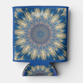 Blue Chakra Kaleidoscope Thunder_Cove Blikjeskoeler (Voorkant)