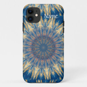 Blue Chakra Kaleidoscope Thunder_Cove iPhone 11 Hoesje