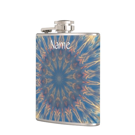 Blue Chakra Kaleidoscope Thunder_Cove Heupfles (Links)