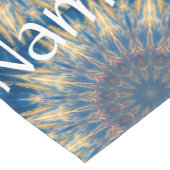 Blue Chakra Kaleidoscope Thunder_Cove Korte Tafelloper (Hoek)