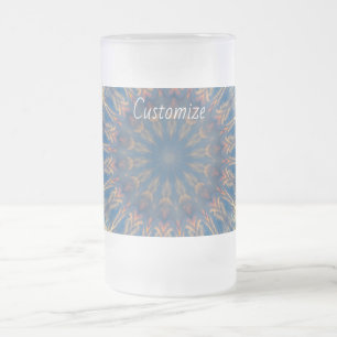 Blue Chakra Kaleidoscope Thunder_Cove Matglas Bierpul