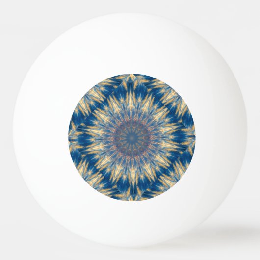 Blue Chakra Kaleidoscope Thunder_Cove Pingpongballen (Achterkant)
