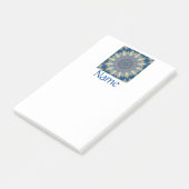 Blue Chakra Kaleidoscope Thunder_Cove Post-it® Notes (Schuin)