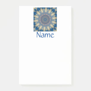 Blue Chakra Kaleidoscope Thunder_Cove Post-it® Notes
