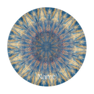 Blue Chakra Kaleidoscope Thunder_Cove Snijplank