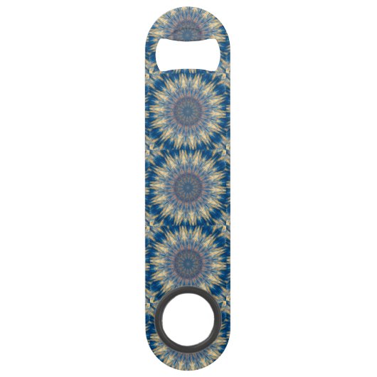 Blue Chakra Kaleidoscope Thunder_Cove Speed Flessenopener (Achterkant)