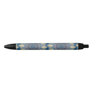 Blue Chakra Kaleidoscope Thunder_Cove Zwarte Inkt Pen