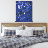 Blue Chaos Canvas Afdruk (Insitu (Slaapkamer))