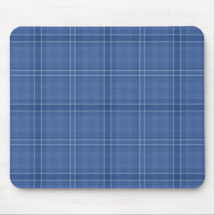 Blue Check Mousepad Muismat