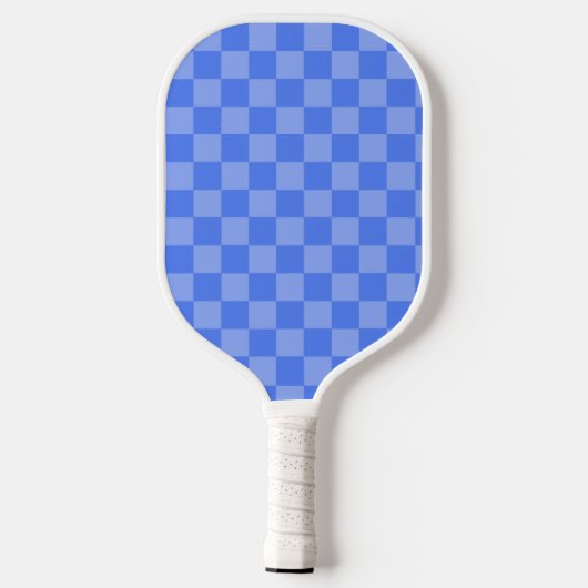 Blue Check Pickleball Paddle (Achterkant)