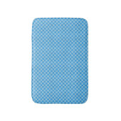 Blue Checker Glitter Badmat (Voorkant Verticaal)