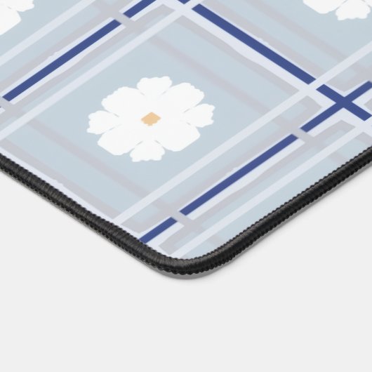 Blue Checkered Daisy pattern (Coin)