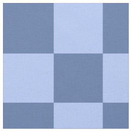 Blue Checkered Pattern Stof