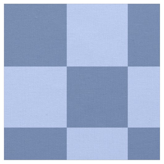 Blue Checkered Pattern Stof (Close Up)