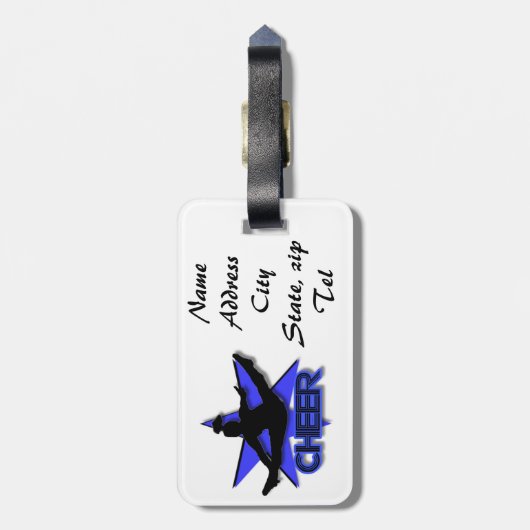 Blue Cheer bagagelabel (Achterkant verticaal)