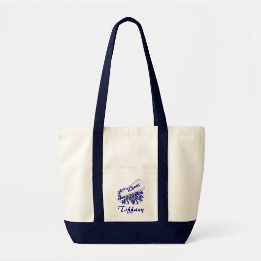 Blue Cheerleader Canvas tas (Voorkant)