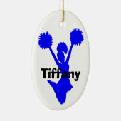 Blue Cheerleader Ornament (Rechts)